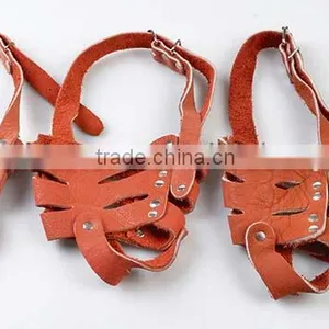 Pure Leather Pet Dog Toe Clip Mask thumbnail-4