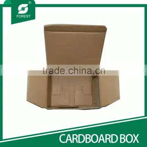 NEW SHAPE BROWN CORRUGATED CARDBOARD PAPER BOX FOR PACKAGING GLASS MUG WITH CLEAR WINDOW thumbnail-6
