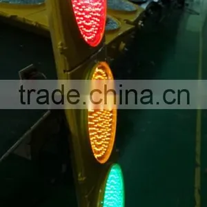 Yellow Shell & Aluminum Housing LED Traffic Signal/RYG Full Ball Road Traffic Lights thumbnail-4