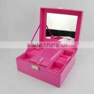 2016 HK Packing and Printing Exhibition Hot Jewelry Box With Mirror thumbnail-3