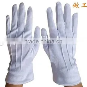 White Cotton Hand Gloves thumbnail-2