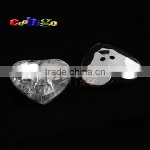 52L(32mm) Heart Shape Acrylic Sewing Rhinestone Button For Apparel Bag #FLN024-52L(06) thumbnail-1