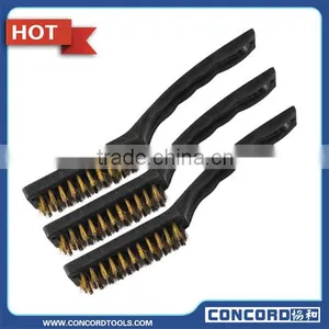 High Quality Wooden Handle Stainless Steel Brush,Long Handle Wire Brush thumbnail-1