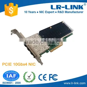 Intel XL710 Chipset PCI-E 3.0 4 SFP+ 10Gbps Network Card Compatible XL710-DA4FH thumbnail-1