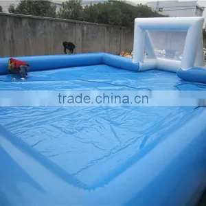 2016 Competitive Price PVC Tarpaulin PLATO Inflatable Football Field for Sale Quality Choice thumbnail-4