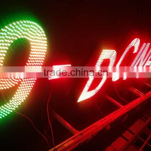 Colorful DC5V Front Light Led Illuminated Letters With 12mm Rgb Led Pixel Light thumbnail-3