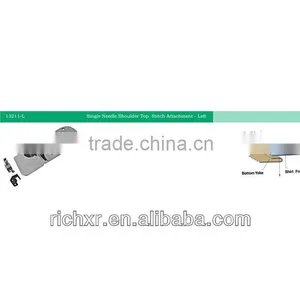 13211-L Folder/ Shoulder Top Stitch Attachment - Single Needle Machine Attachment/sewing Machine Spare Parts thumbnail-1