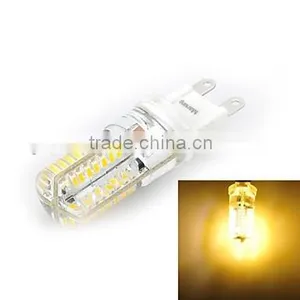 G9 Cross Silicone Seal 9W 800lm 3500K 64x SMD 3014 LED Warm White Light Bulb Lamp (AC 220V) thumbnail-1