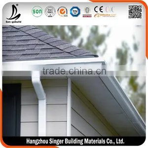 Downspouts and Gutters, Pvc Rain Gutter System Inside Corner for Bauchi thumbnail-1