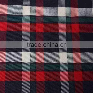 Cotton Twill Check Shirt Plaid Shirt Fabric of Twill Fabric thumbnail-5