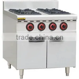Stainless Steel Gas 4 Open Burners With Cabinet thumbnail-1