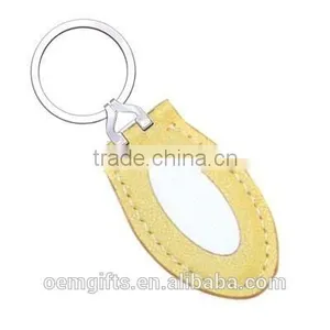 Hot Fashion Metal Leather Keychain thumbnail-1