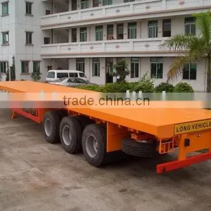 Huajing Flatbed/container Semitrailer With High Quality thumbnail-1