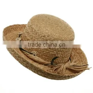 Ladies Raffia Straw Hat thumbnail-1