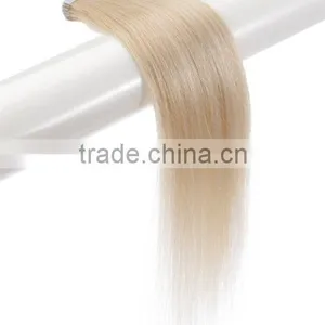 20 Inch Color 613 Light Blonde Tape in Human Hair Extensions thumbnail-3