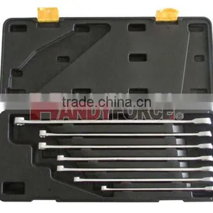 7PCS Extra Long Double Box Ratchet Wrench, Wrench and Spanner Tool of Auto Repair Tools thumbnail-1