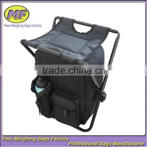 High Quality Fashion Oxford Black Camping Hiking Backpack Fishing Folding Chair Cooler Bag HWY009 thumbnail-1