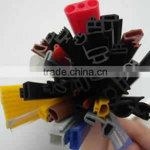 OEM NBR EPDM Silicone Extruded Extrusion Rubber Bathroom Sealing Strip F-240(2) thumbnail-3