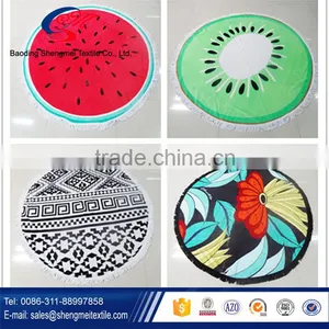 Premium Quality and Most Popular Cotton Round Towel Beach Softtextile thumbnail-1