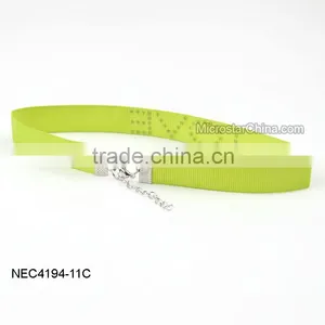 2016 New Design Hotsale Fashion Adjustable Ribbon Choker Necklace thumbnail-3