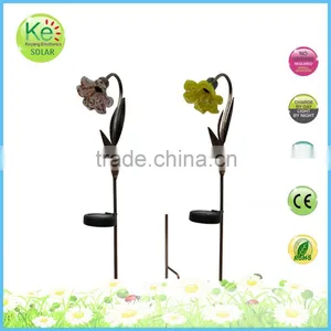 Metal Stake Flower Solar Garden LED Light thumbnail-1