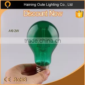 High Quality 2W,4W,6w Filament A60 Led Bulb for Coffee Bar ,hotle Room thumbnail-1