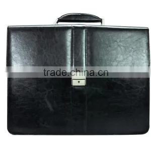 Mens Classic Leather Briefcase Black X8004a130037 thumbnail-1