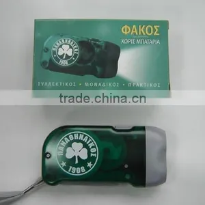 Plastic Crank Dynamo Torch thumbnail-1