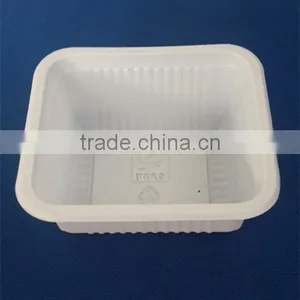 White Colour Hot Sale ps Material Plastic Dessert Tray thumbnail-1