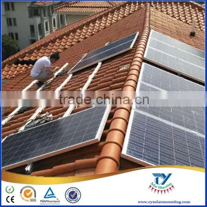 Tile Roof pv Panel Aluminum Mounting System, Solar Bracket thumbnail-4