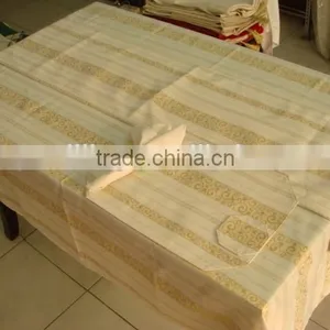 High Quality Polyester Jacquard Cheap Table Cover thumbnail-2