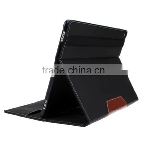 Wholesale Price Super Quality Card Slots Black Handheld Leather Cover for Ipad Pro 9.6 Inch thumbnail-4