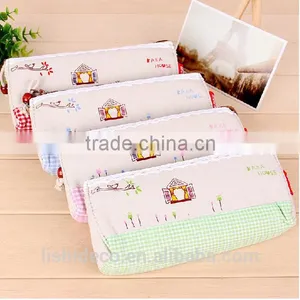 High School Canvas Pencil Case thumbnail-1