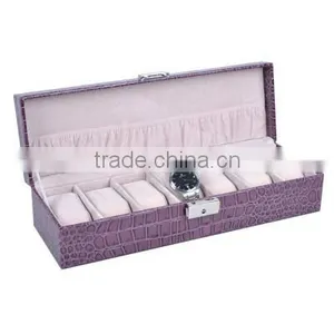 Wholesale Return Gifts 7 Slots Handmade Leather Watch Storage Boxes thumbnail-6