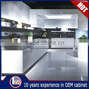 High Gloss Guangzhou Modern Kitchen Cabinets Furniture for Sale thumbnail-1
