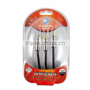 Choseal Q565A Gold Plated 3.5mm Male Stereo Plug to 2 RCA Audio Cable thumbnail-4