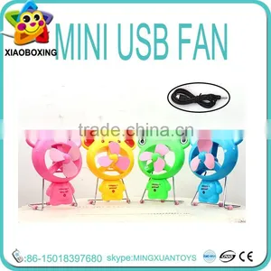 Promotional Gift Kids Plastic Electric qt Micro Usb Fan With Charger thumbnail-1