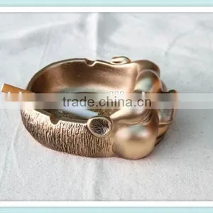 Resin Vintage Style Pig Design Ashtray With Pig Shape thumbnail-1