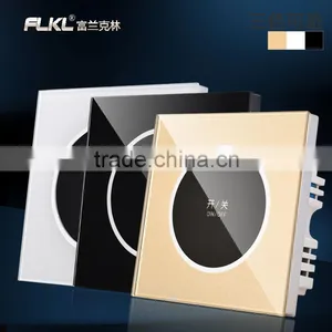 Single Smart Touch Screen Wall Plate Light Switch 1000w thumbnail-3
