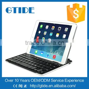 Gtide Innovative Products New Aluminum Bluetooth Keyboard Cover for IPad Mini 2 thumbnail-1
