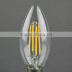 China Supplier Led Lamp E14/E27 Led Filament Bulb C35 Candle Light With CE ROHS SAA TUV thumbnail-3