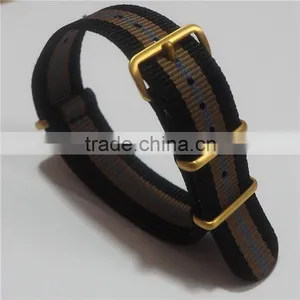 PVD Gold Hardware G10 Nato Watch Straps 22mm thumbnail-4