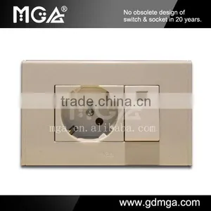 MGA MG7 Series Modular Socket With Switch thumbnail-1
