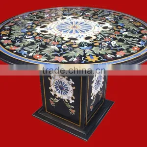 Marble Table Top With Inlay Art Work thumbnail-1