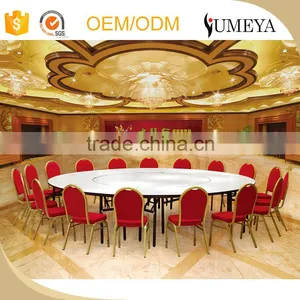 Wholesale Stainless Steel Restaurant Banquet Table Aluminum Chair Banquet Chairs and Tables thumbnail-3