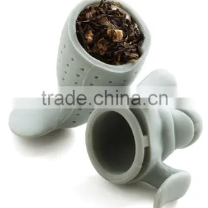 Convenience Silicone Manatea Tea Infuser Strainers Infuser Mana Leaf Filter Manatee Diffuser thumbnail-4