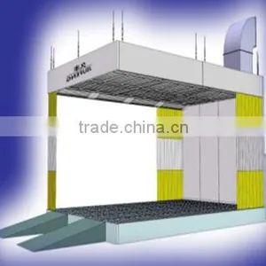 JF Car Preparation Booth Auto Polishing Room Clean Booth Preparation Machine thumbnail-1