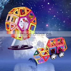 New Developed Educational Plastic Toy Magnetic Building Blocks Set 119PCS thumbnail-5