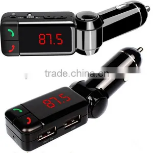 2015 New Arrival Wireless Bluetooth Car FM Transmitter Car Charger With Handfree Function thumbnail-1