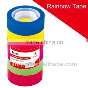 Transparent Color Rainbow Tape. thumbnail-1